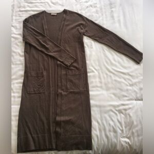 Inherit Long + Soft Essential Cardigan | Cappuccino | S